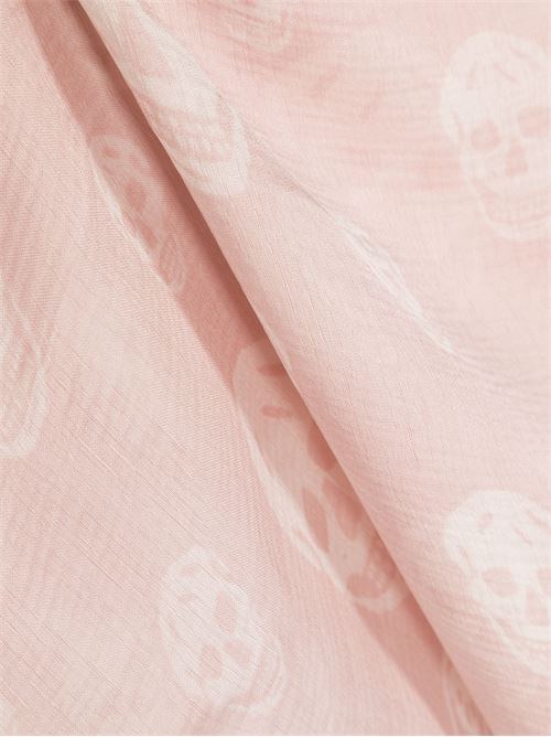 light pink/ivory white silk scarves Alexander McQueen | 5577173052Q6978